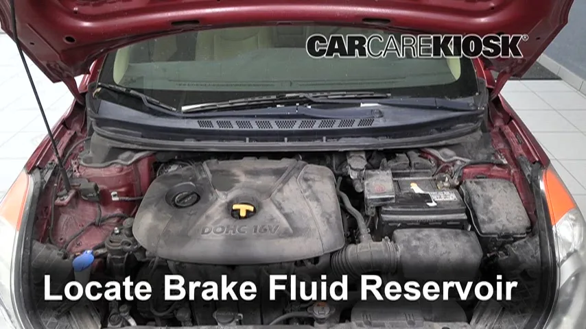 2013 Hyundai Elantra GLS 1.8L 4 Cyl. Sedan (4 Door) Brake Fluid Add Fluid